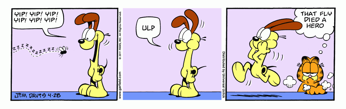 Garfield, April 28, 2011