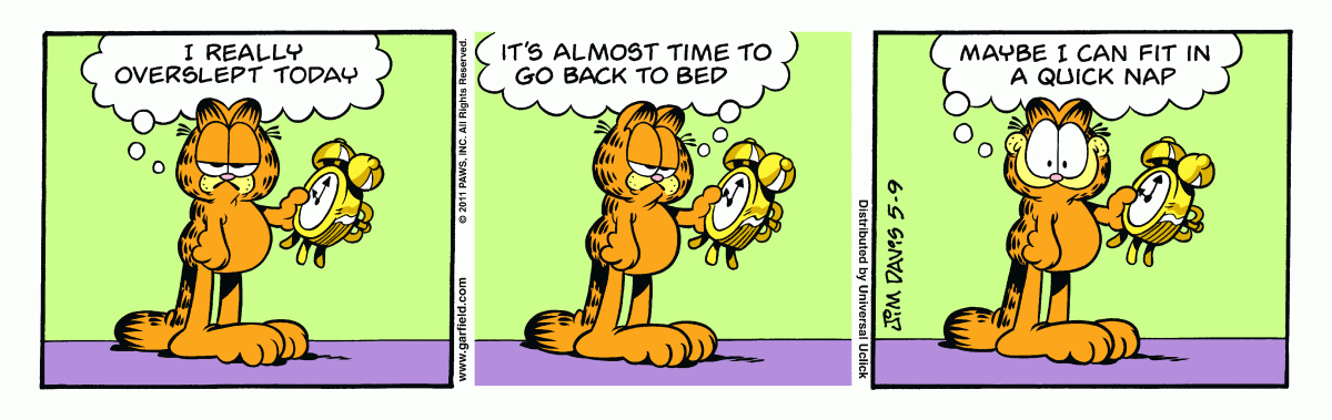 Garfield, May 9, 2011
