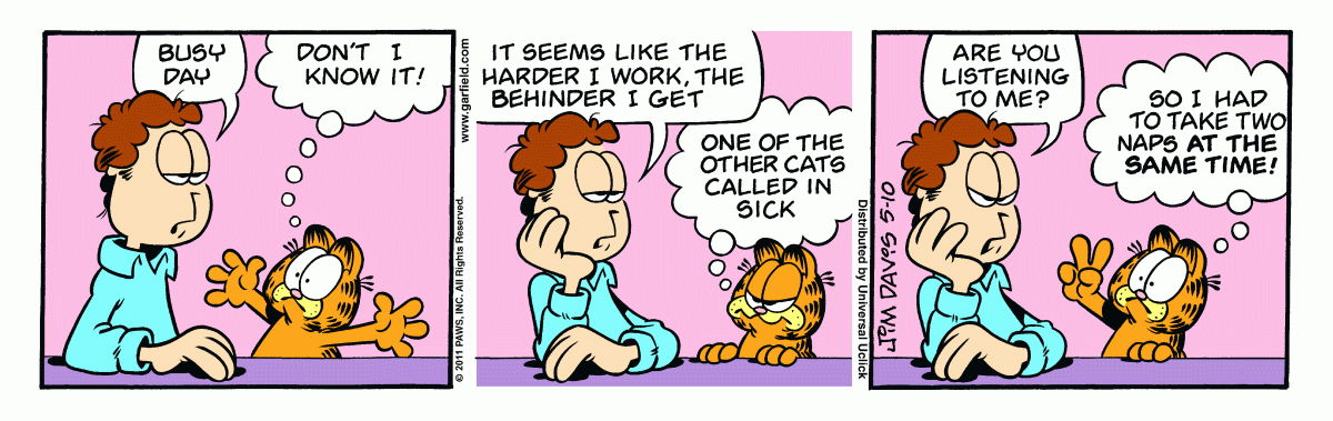 Garfield, May 10, 2011