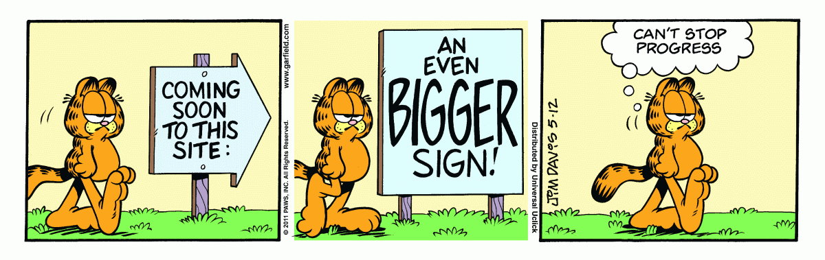 Garfield, May 12, 2011