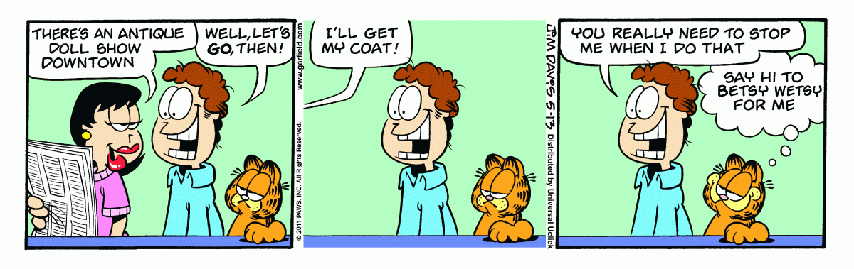 Garfield, May 13, 2011