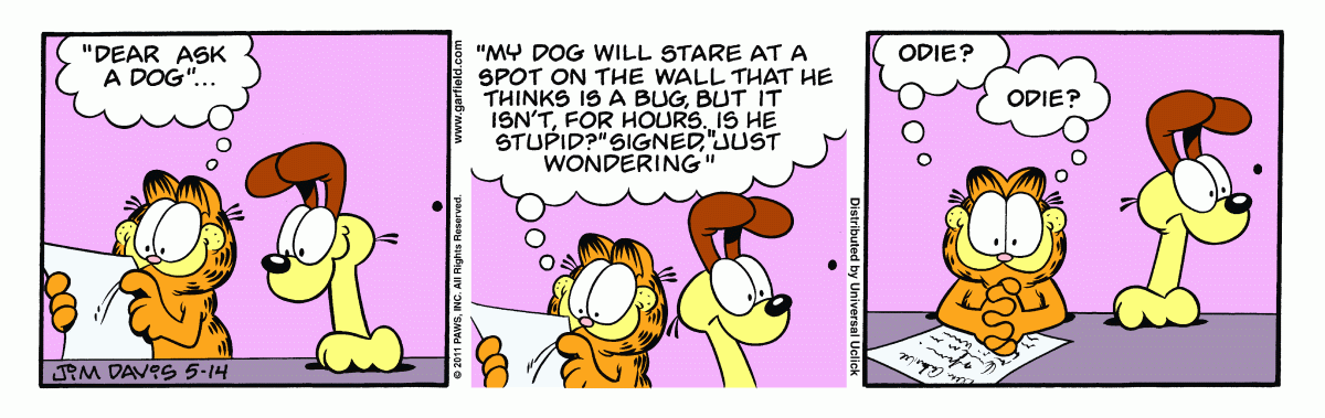 Garfield, May 14, 2011