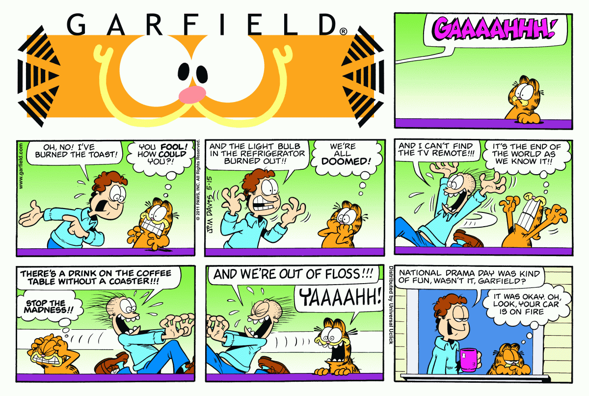 Garfield, May 15, 2011