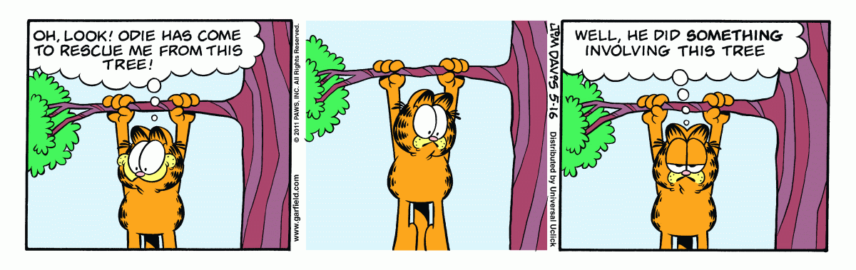 Garfield, May 16, 2011