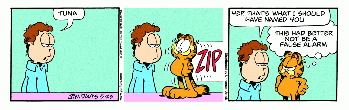 Garfield, May 23, 2011