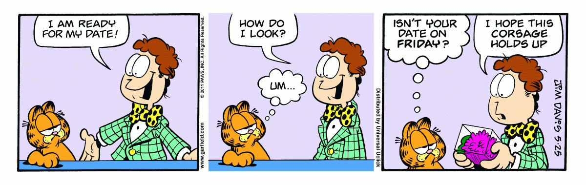 Garfield, May 25, 2011