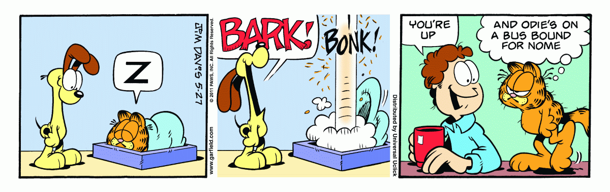 Garfield, May 27, 2011