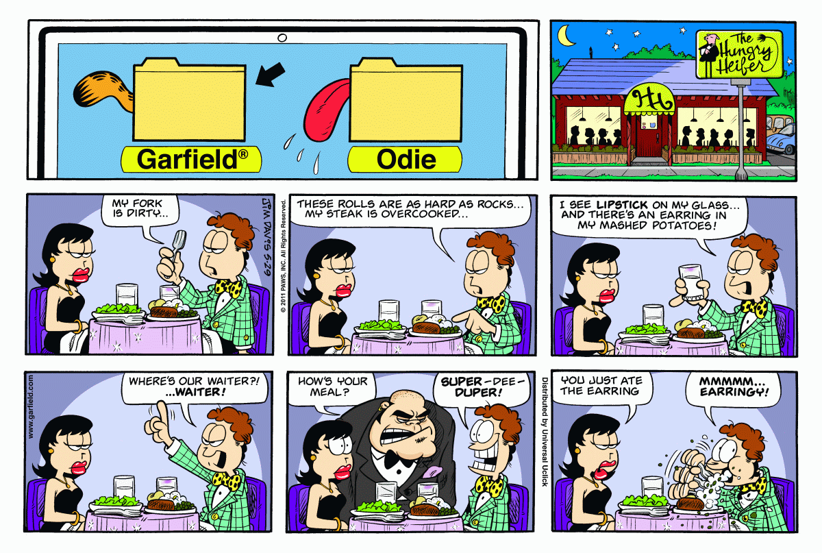 Garfield, May 29, 2011
