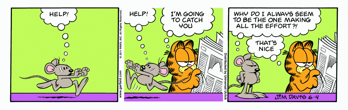 Garfield, June 4, 2011