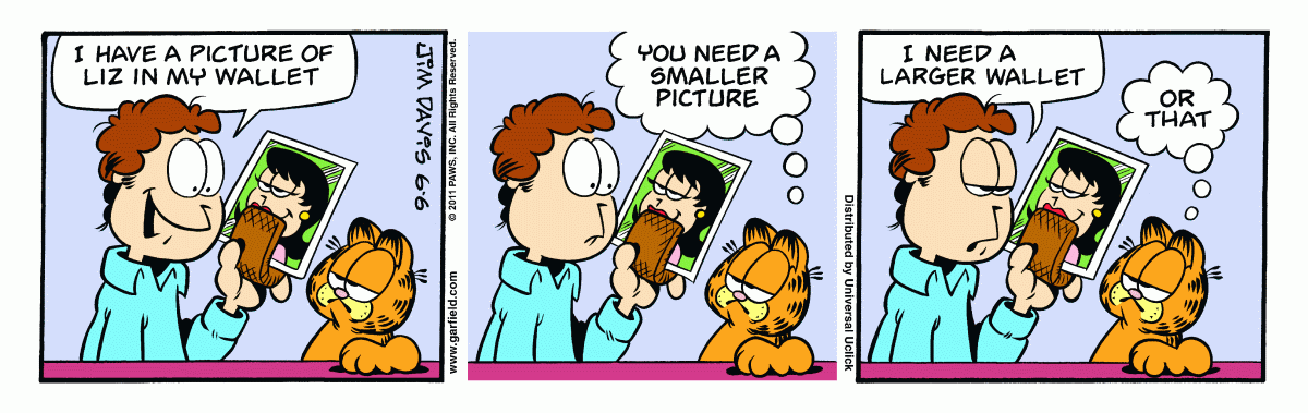 Garfield, June 6, 2011
