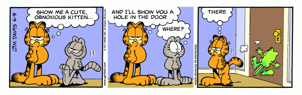 Garfield, June 9, 2011