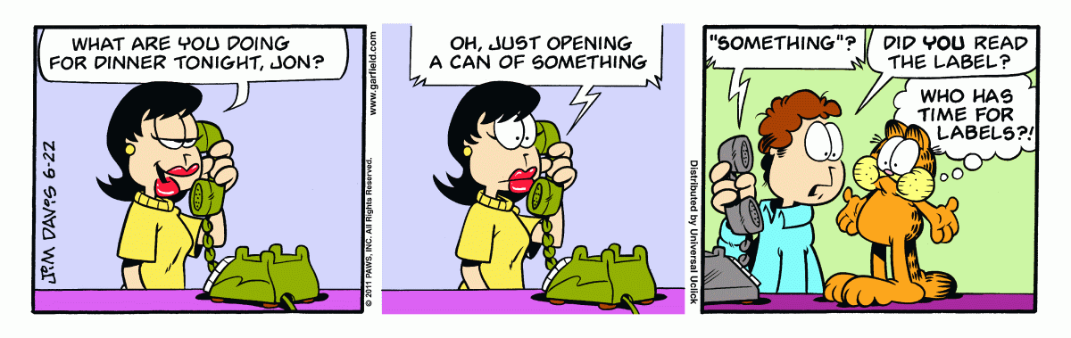 Garfield, June 22, 2011