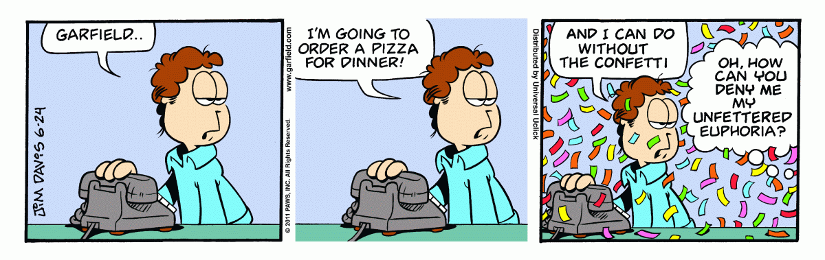 Garfield, June 24, 2011