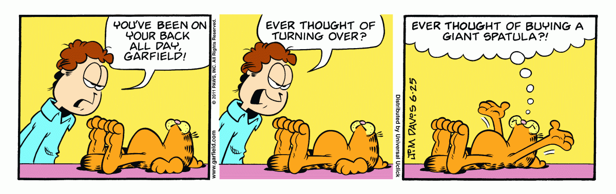 Garfield, June 25, 2011