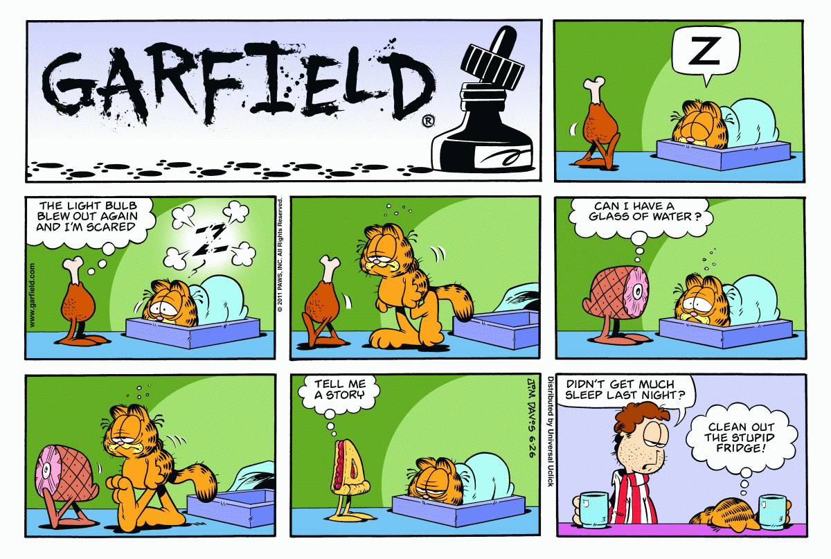 Garfield, June 26, 2011