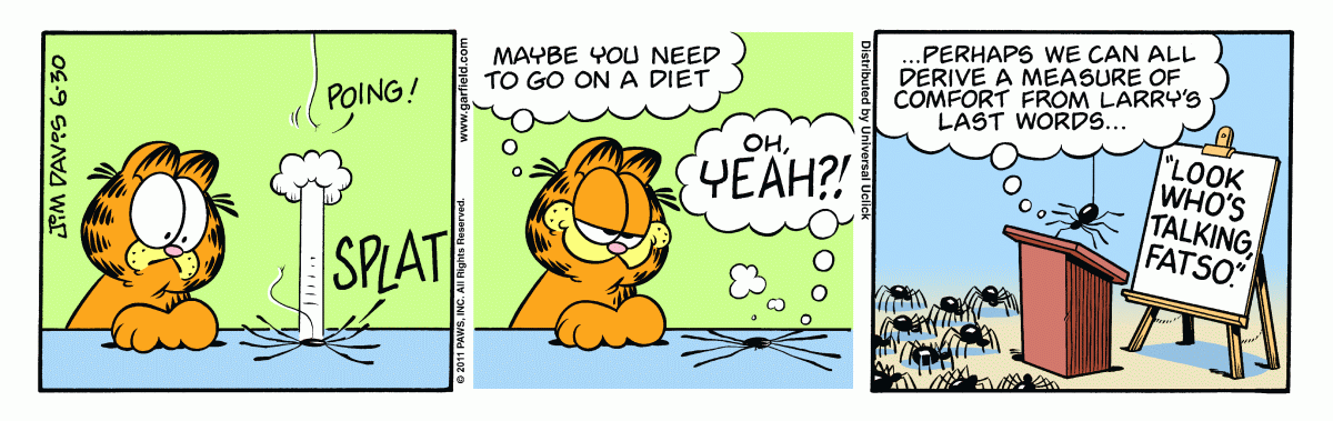 Garfield, June 30, 2011