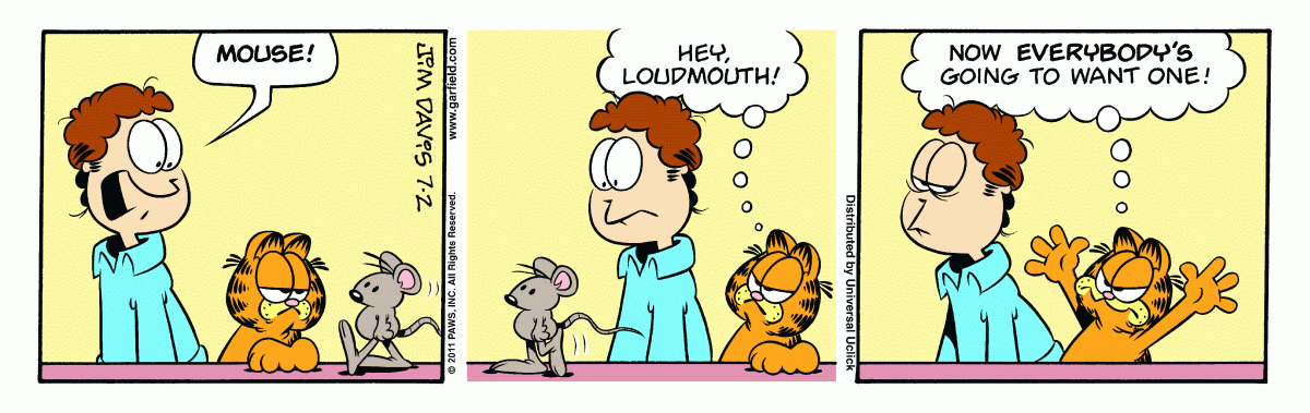 Garfield, July 2, 2011