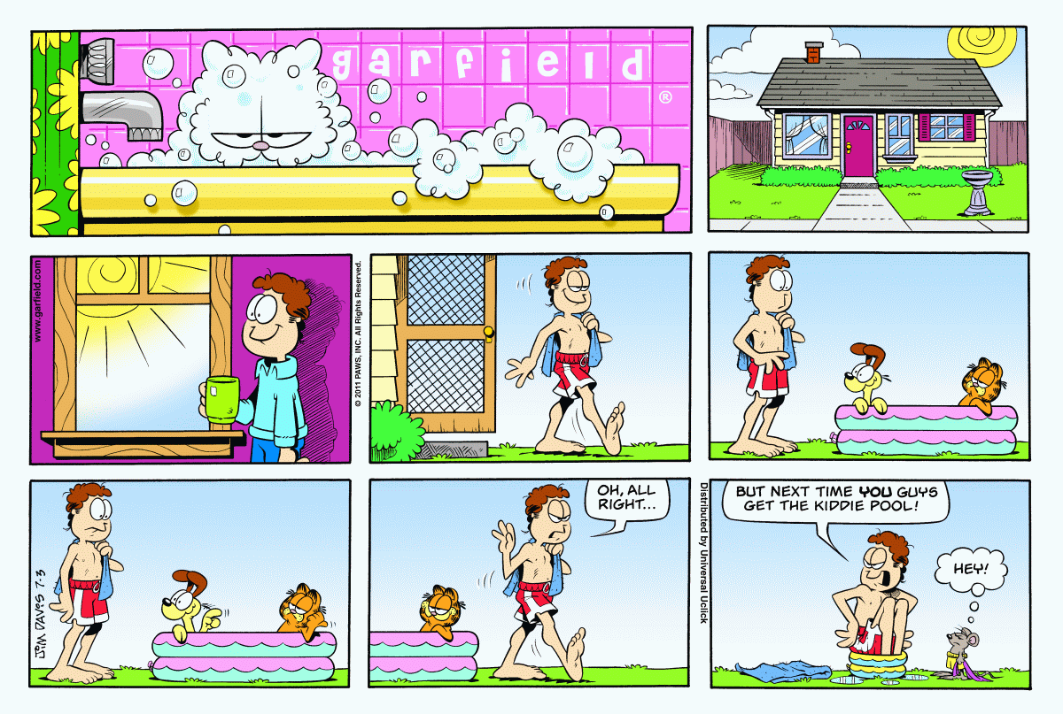 Garfield, July 3, 2011