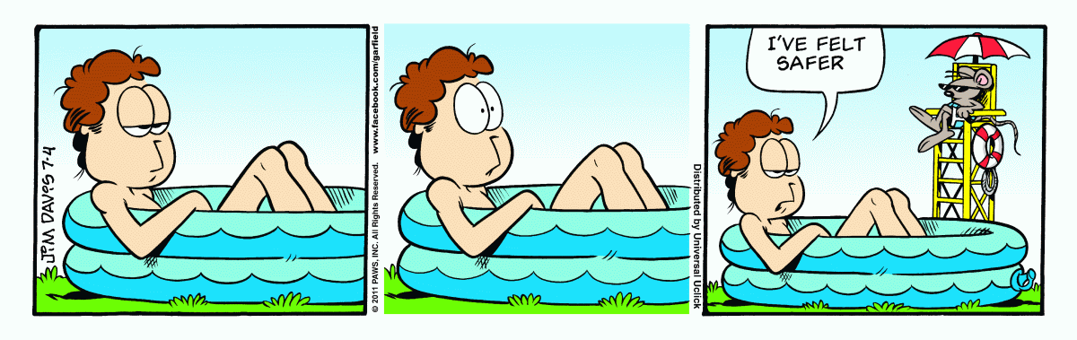 Garfield, July 4, 2011
