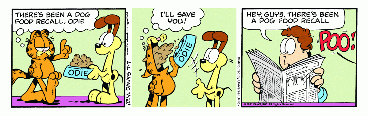 Garfield, July 7, 2011