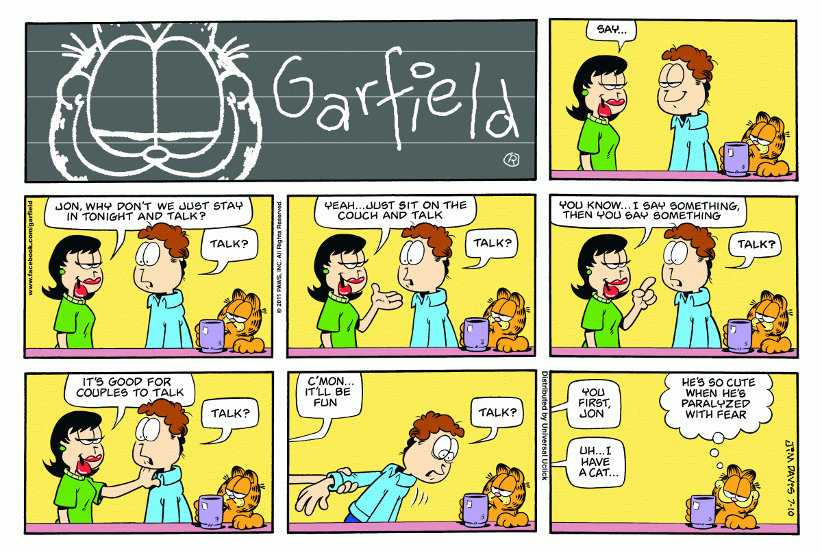 Garfield, July 10, 2011