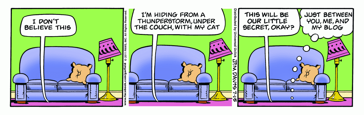 Garfield, July 15, 2011