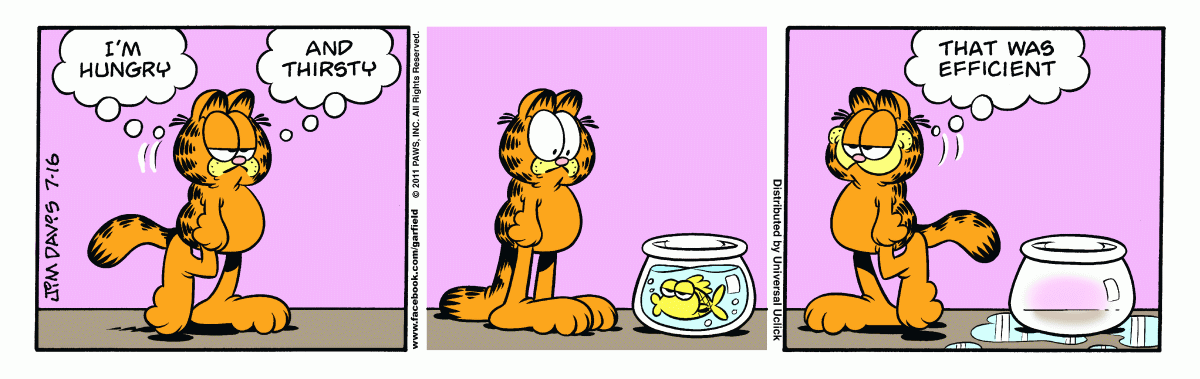 Garfield, July 16, 2011