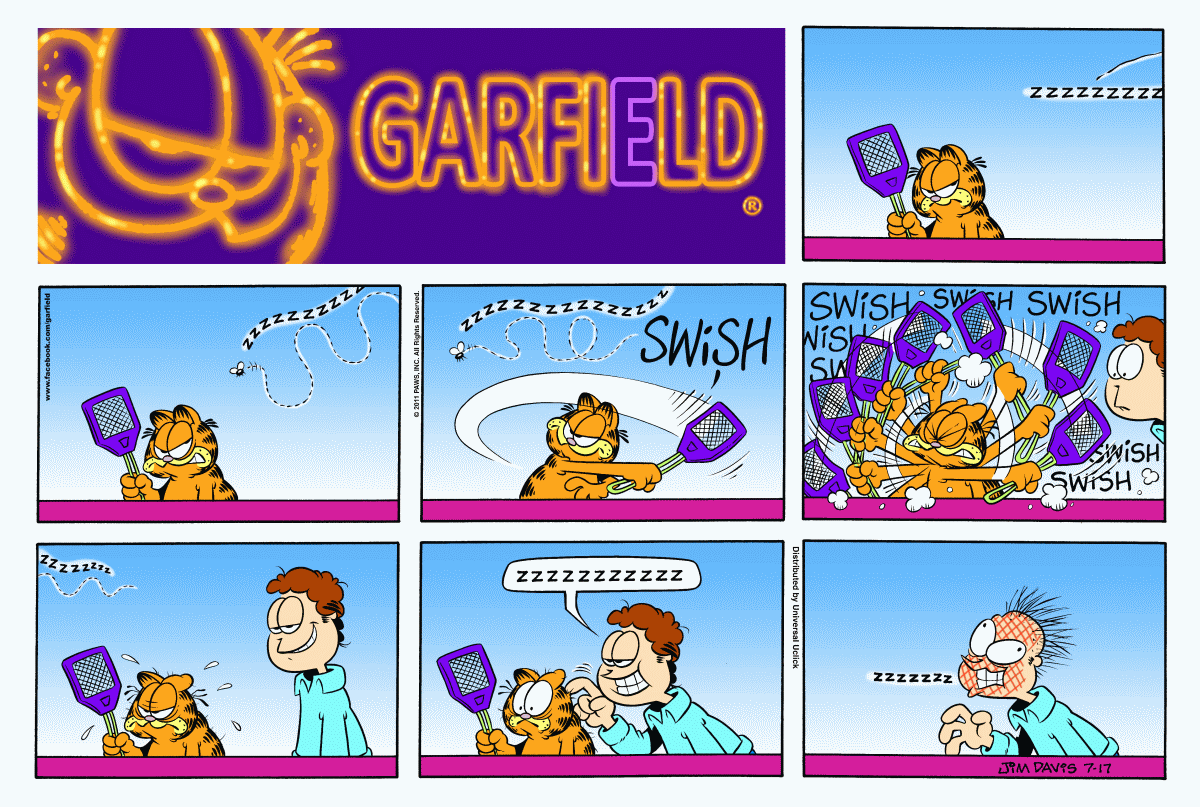 Garfield, July 17, 2011