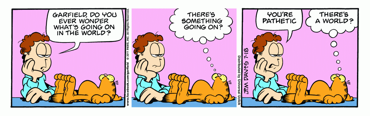 Garfield, July 18, 2011