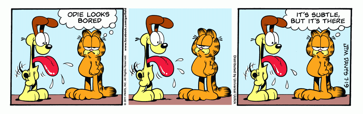 Garfield, July 19, 2011