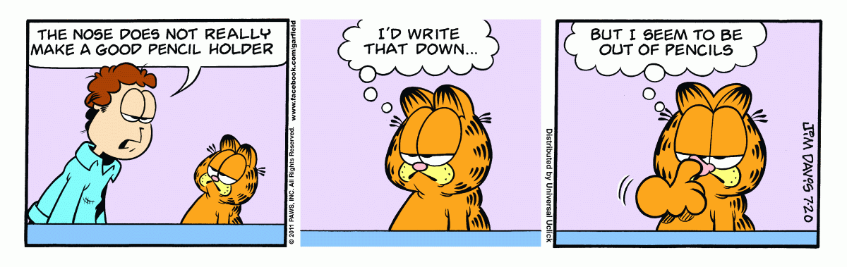 Garfield, July 20, 2011