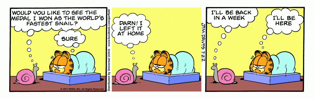 Garfield, July 22, 2011