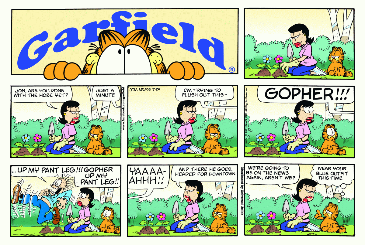 Garfield, July 24, 2011