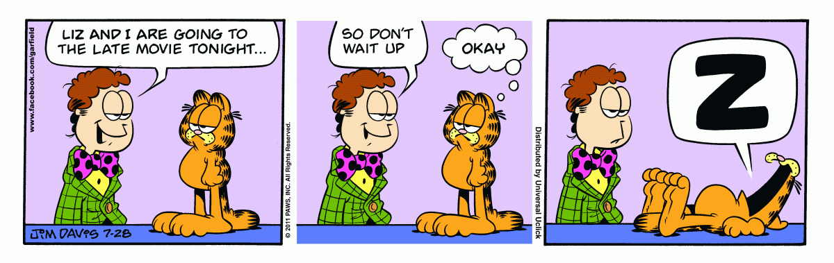 Garfield, July 28, 2011