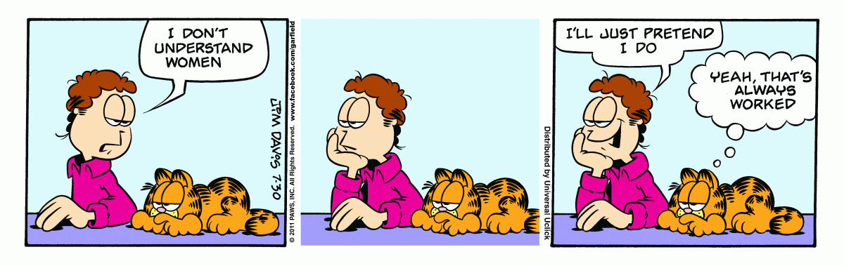 Garfield, July 30, 2011