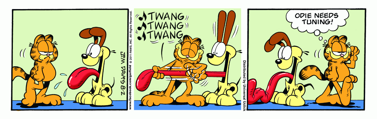 Garfield, August 2, 2011