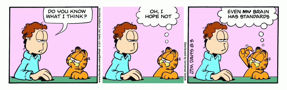 Garfield, August 3, 2011