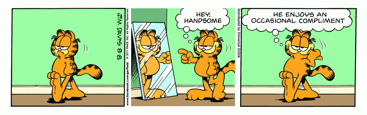 Garfield, August 8, 2011