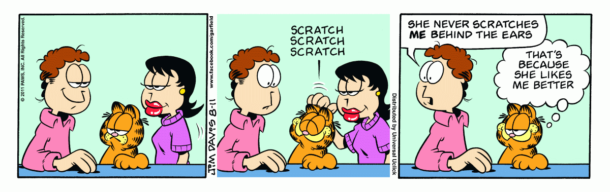 Garfield, August 11, 2011