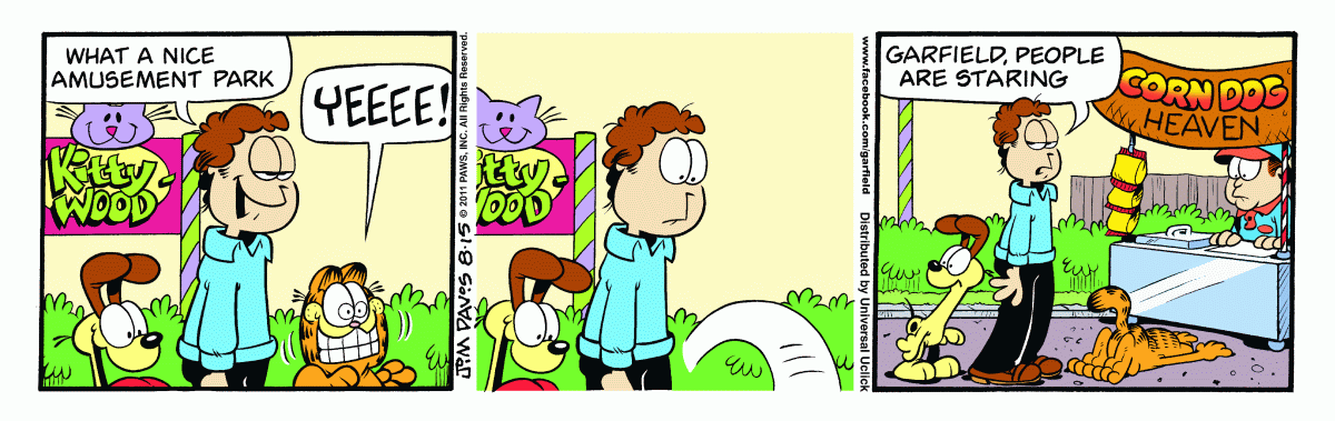 Garfield, August 15, 2011