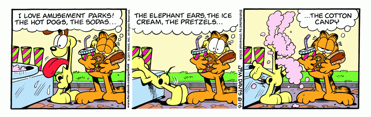 Garfield, August 16, 2011