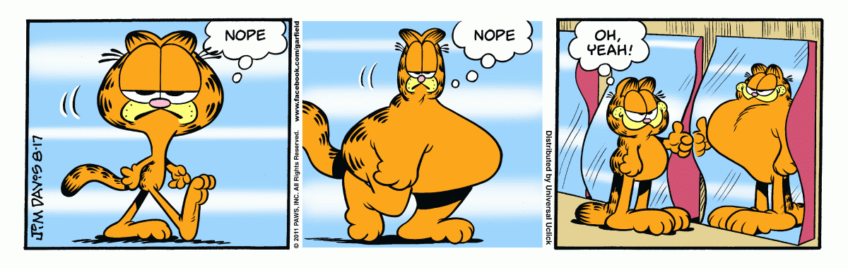 Garfield, August 17, 2011