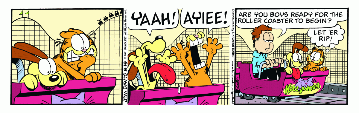 Garfield, August 19, 2011