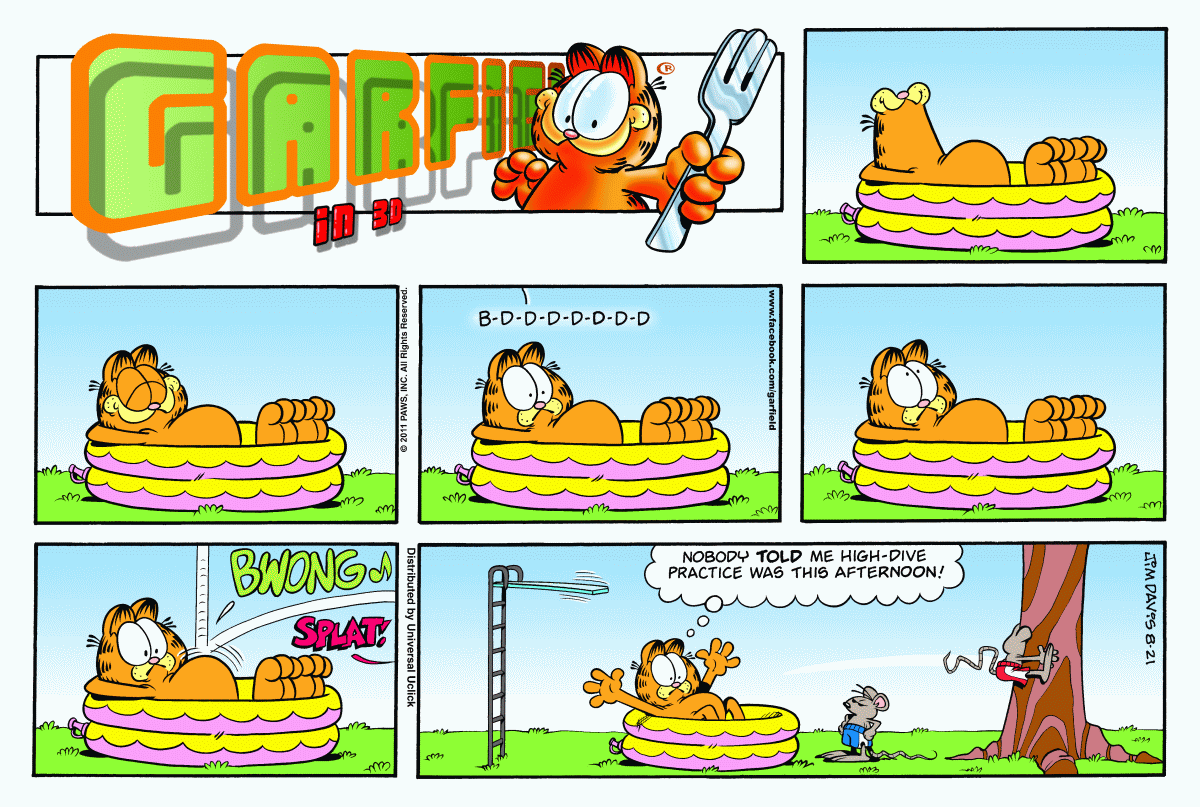 Garfield, August 21, 2011