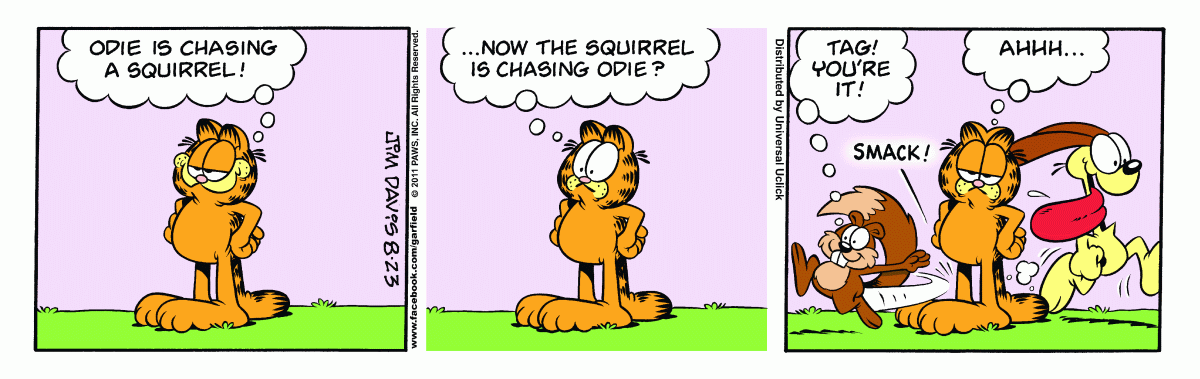 Garfield, August 23, 2011