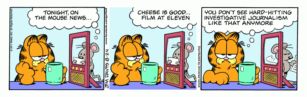 Garfield, August 24, 2011