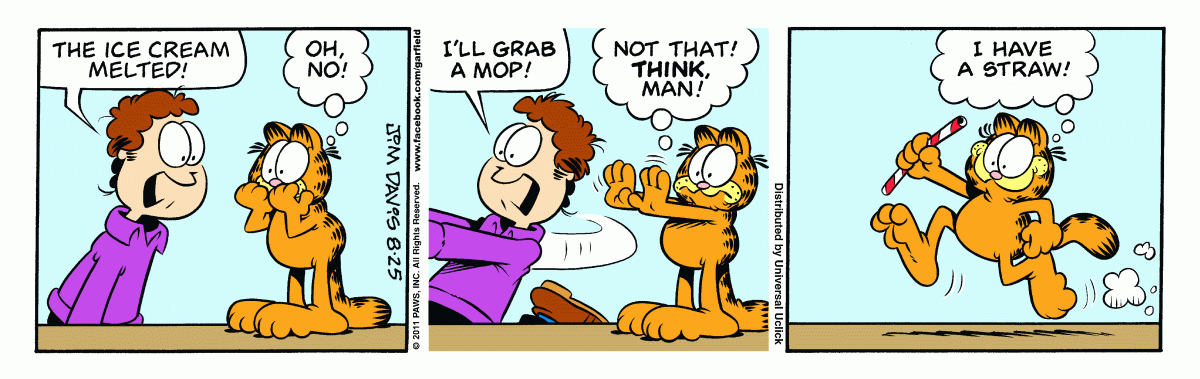 Garfield, August 25, 2011