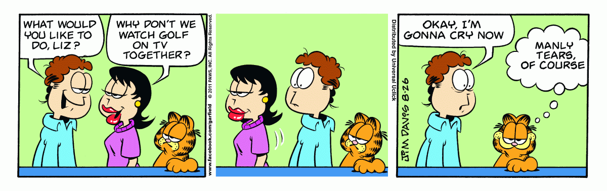 Garfield, August 26, 2011