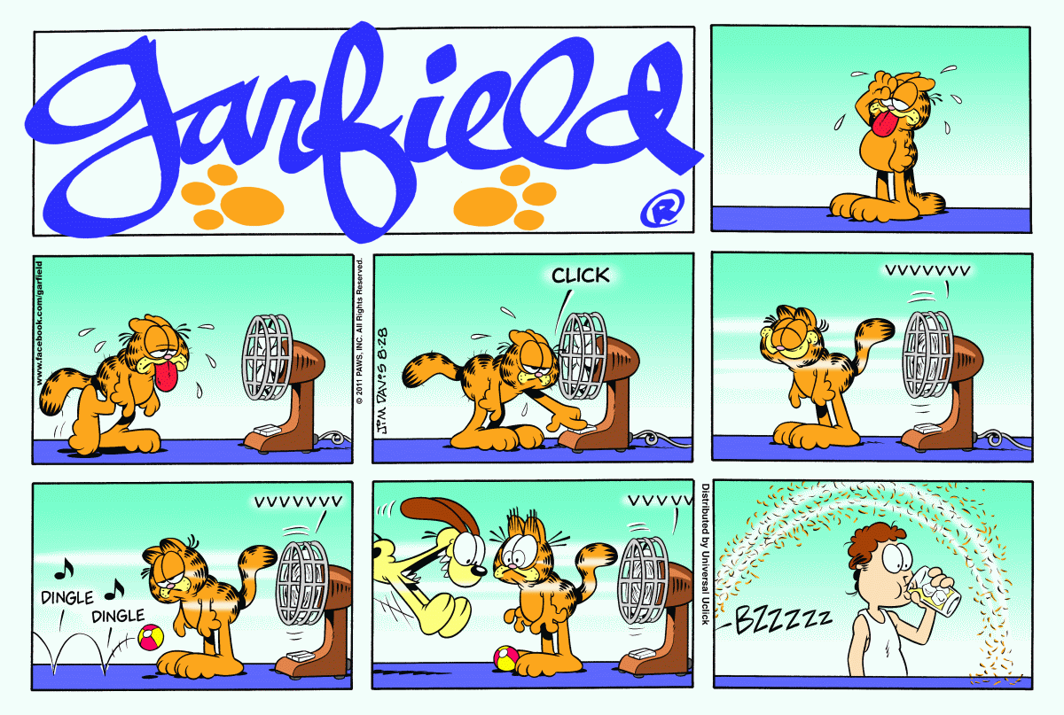 Garfield, August 28, 2011
