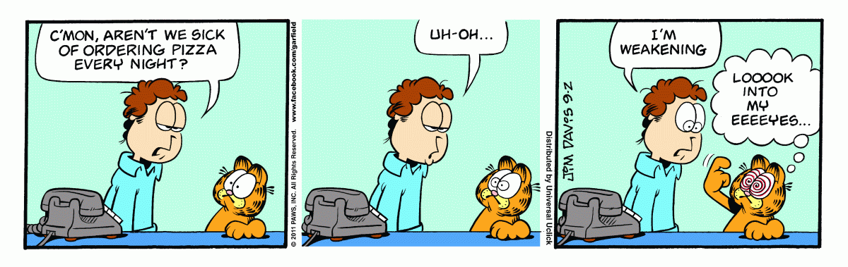 Garfield, September 2, 2011